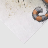Papier Mousseline Drôle Cartoon de chat (Détail)