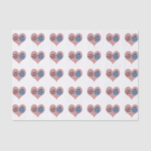 Papier Mousseline Drôle Je T'Aime Berry Beaucoup mignon Kawaii Blueb