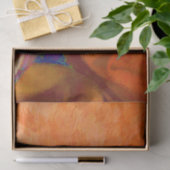 Papier Mousseline Drôle Mette Bright Orange Tabby Chat Découpage (Cadeau)