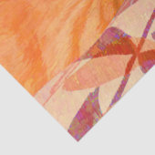 Papier Mousseline Drôle Mette Bright Orange Tabby Chat Découpage (Détail)