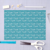 Papier Mousseline Drôle mignon sans Prob Llama Motif Bleu (Artisanat)