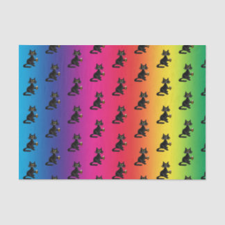 Papier Mousseline Drôle papier de tissu de chats