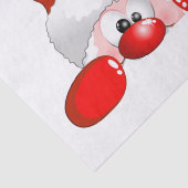 Papier Mousseline Drôle Père Noël et Reindeer Cartoon (Détail)