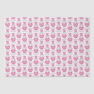 Papier Mousseline Drôle Pun d'amour de porc