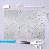 Papier Mousseline Droplets de pluie (Artisanat)