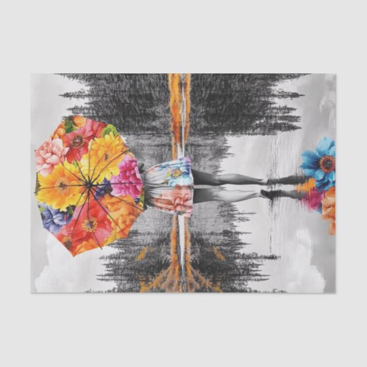 Papier Mousseline Drops de fleurs5 (Recto)