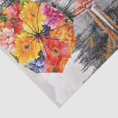 Papier Mousseline Drops de fleurs5 (Détail)