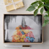 Papier Mousseline Drops de fleurs6 (Cadeau)