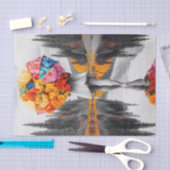 Papier Mousseline Drops de fleurs6 (Artisanat)