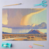 Papier Mousseline "Drought and Downpour" par Maynard Dixon (Artisanat)