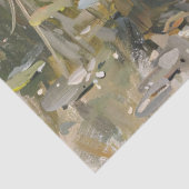 Papier Mousseline Duck et Mallard Faune Peinture Découpage (Détail)