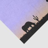 Papier Mousseline Dusk de l'Ouest (Détail)