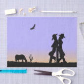 Papier Mousseline Dusk de l'Ouest (Artisanat)