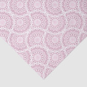 Papier Mousseline Dusky Rose Confetti Dentelle Art Déco Ventilateurs (Détail)