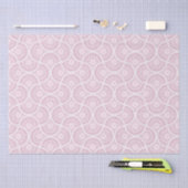 Papier Mousseline Dusky Rose Confetti Dentelle Art Déco Ventilateurs (Artisanat)
