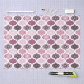 Papier Mousseline Dusky Rose Dot Mandalas Ogee Patchwork (Artisanat)