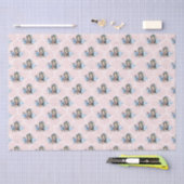 Papier Mousseline Dusty Blue & Pink Alice in Wonderland Baby shower (Artisanat)