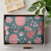 Papier Mousseline Dusty Rose et Turquoise récolte d'automne Thanksgi (Cadeau)