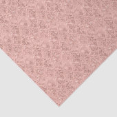 Papier Mousseline Dusty rose Victorian Style Damask Luxury Decoupage (Détail)