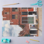 Papier Mousseline Dutch Alley, Johannes Vermeer (Artisanat)