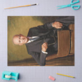 Papier Mousseline Dwight Eisenhower Président Portrait de la Maison  (Artisanat)