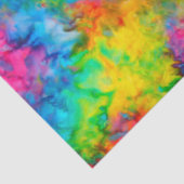 Papier Mousseline [Dye-Cravate atomique] V2 Couleurs psychédéliques  (Détail)