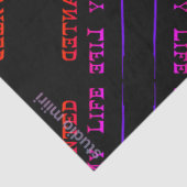 Papier Mousseline e.a.m.l. TISSUE PAPER <<sunset>> (Détail)