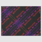 Papier Mousseline e.a.m.l. TISSUE PAPER <<sunset>> (Recto)