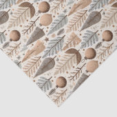 Papier Mousseline Earth Tones Christmas Pattern#25 ID1009 (Détail)