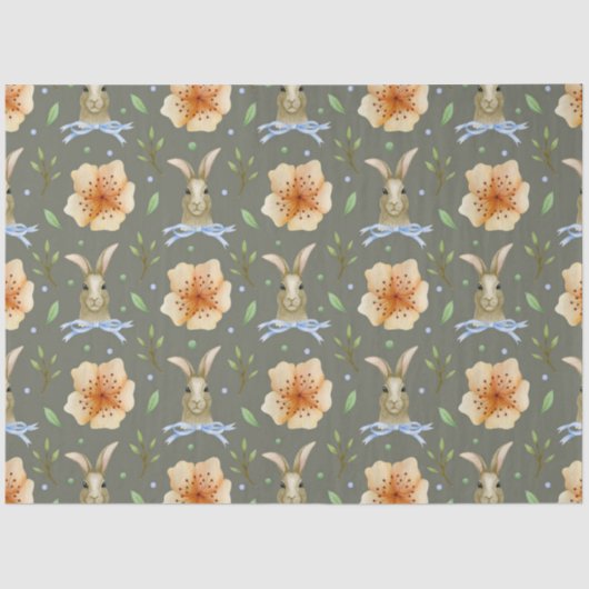 Papier Mousseline Easter Bunny Series Design 12 (Recto)