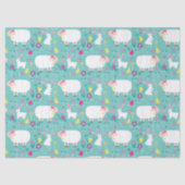 Papier Mousseline Easter Lambs (Recto)