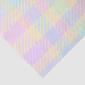 Papier Mousseline Easter Pastel Plaid Tissue Paper (Détail)