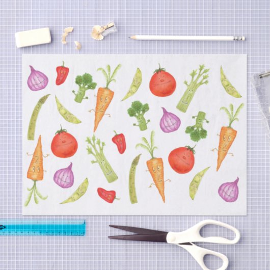 Papier Mousseline Eat Dirt™ Veggie Tissu Papier (Artisanat)