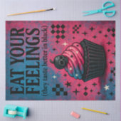 Papier Mousseline Eat Your Feelings – Alt Cupcake Decoupage - 1 (Artisanat)