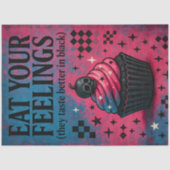 Papier Mousseline  Eat Your Feelings – Alt Cupcake Decoupage - 1 (Recto)