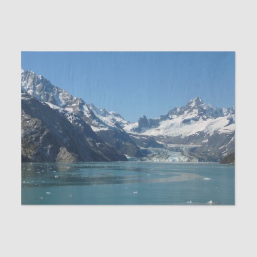 Papier Mousseline Eaux glaciaires de l'Alaska (Recto)