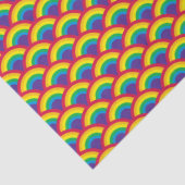 Papier Mousseline Échelle de sirène arc en arc (Détail)