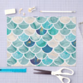 Papier Mousseline Échelles de poissons pétillantes de sirène de (Artisanat)