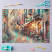 Papier Mousseline Echos d'Italie (Artisanat)