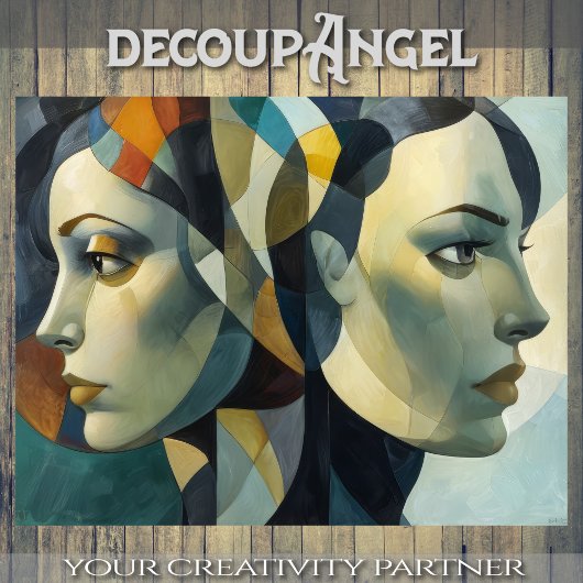 Papier Mousseline Échos divergents - Découpage -