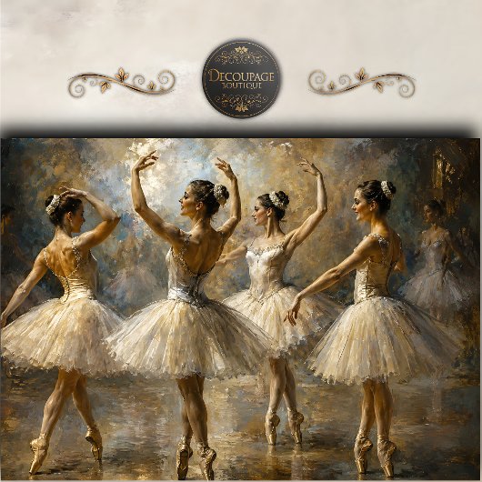 Papier Mousseline Échos du Découplage de Ballet
