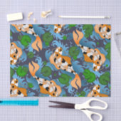 Papier Mousseline Éclaboussement des lis d'étang à poissons (Artisanat)