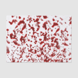 Papier Mousseline Éclaboussure de sang