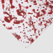Papier Mousseline Éclaboussure de sang (Détail)