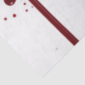 Papier Mousseline éclaboussure quatrième de sang (Détail)