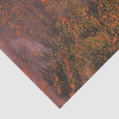 Papier Mousseline éclaboussures orange Abstraites (Détail)
