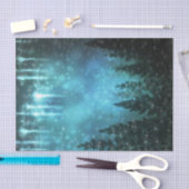 Papier Mousseline Éclairage Épais Pins Rustiques Emballage Pays (Artisanat)