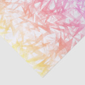 Papier Mousseline Éclectique Pastel Rainbow Lightning Bolt (Détail)