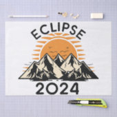 Papier Mousseline Éclipse solaire totale 2024 (Artisanat)