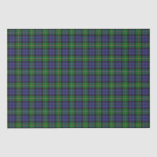 Papier Mousseline écossais Campbell Family Tartan Motif